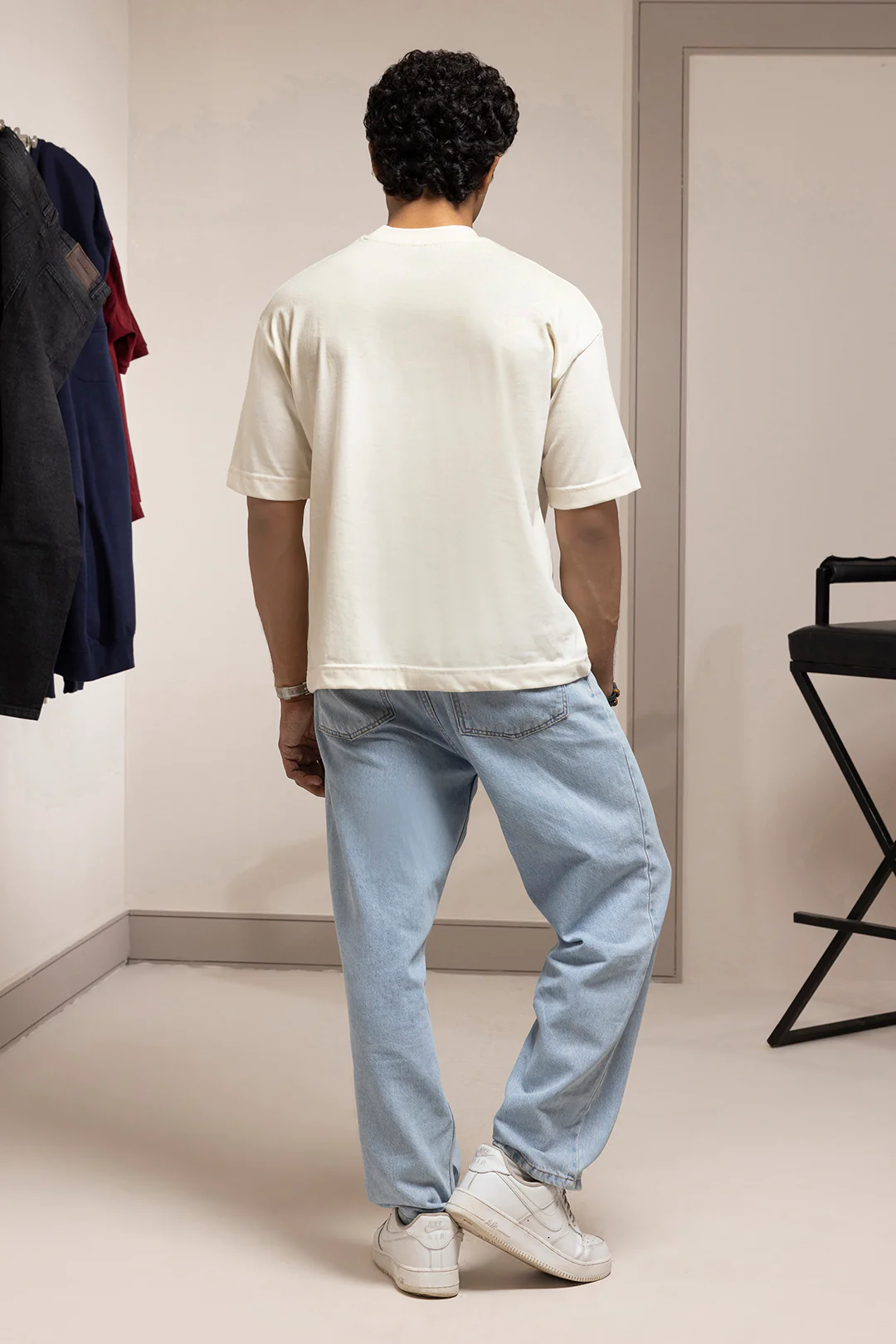 Basic Oversized T-Shirt - D002 - Image 9