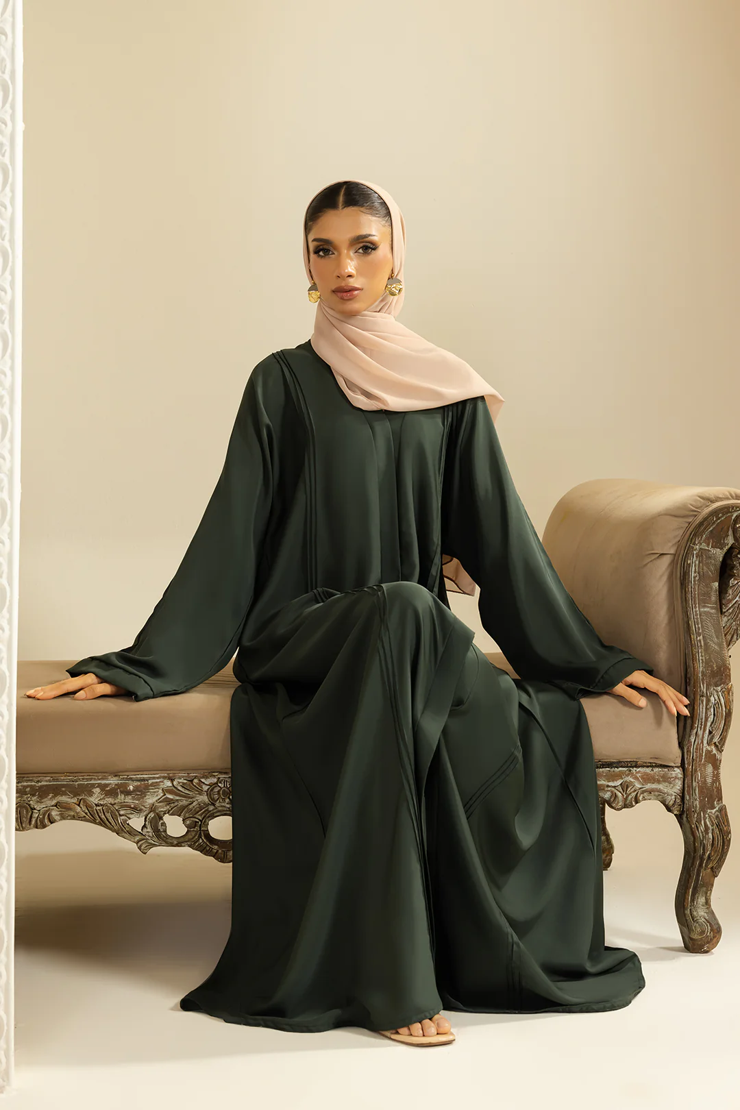 Button Thru Abaya - 5025 - Image 4