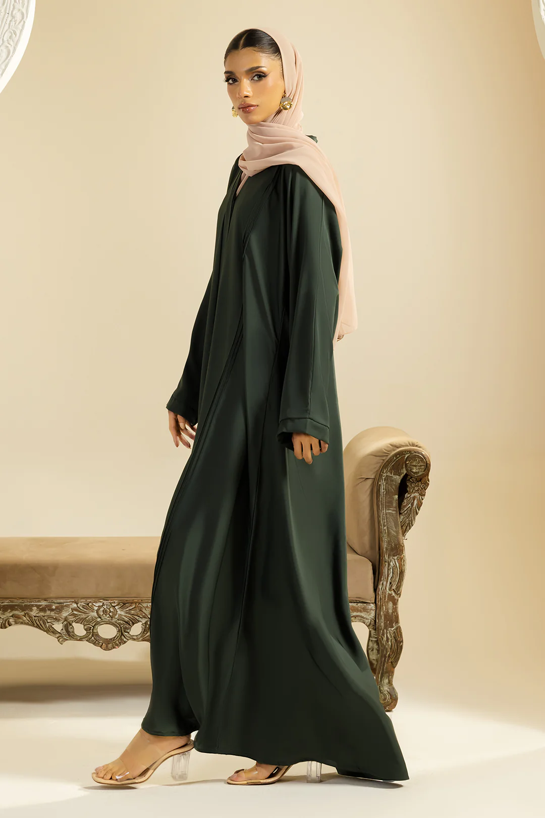 Button Thru Abaya - 5025 - Image 7