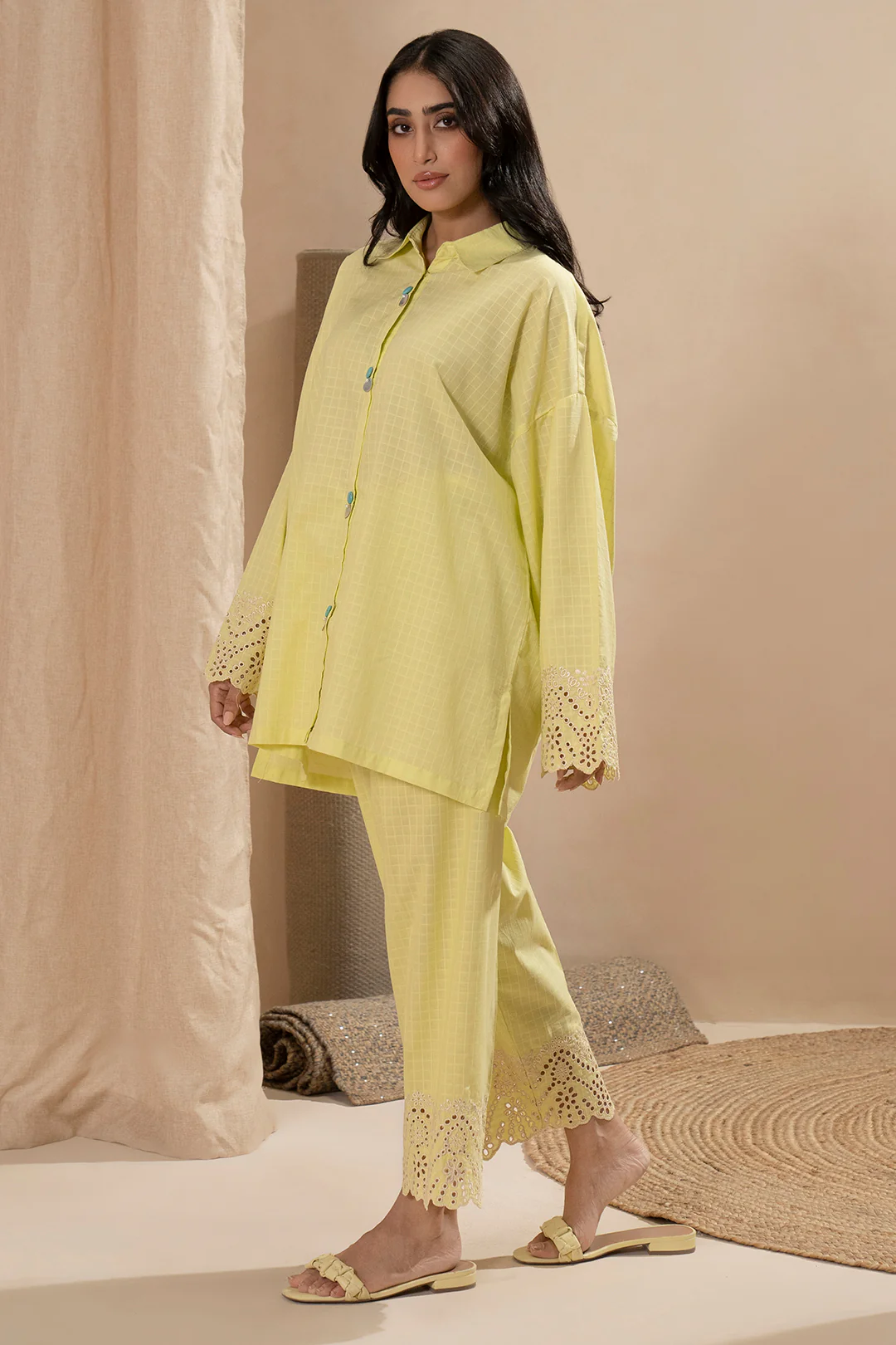 Embroidered Co-Ord Set - 0075 - Image 4