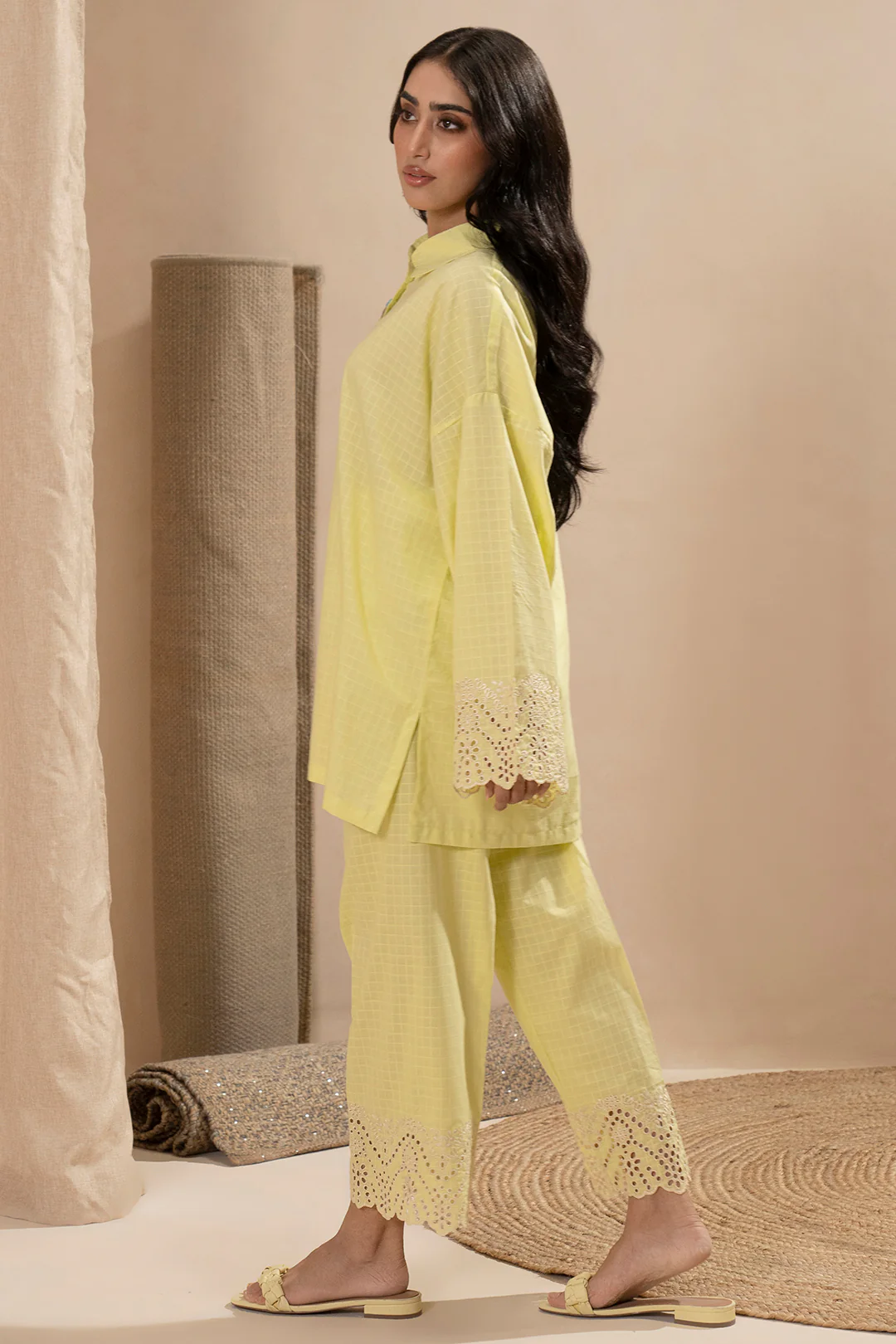 Embroidered Co-Ord Set - 0075 - Image 7