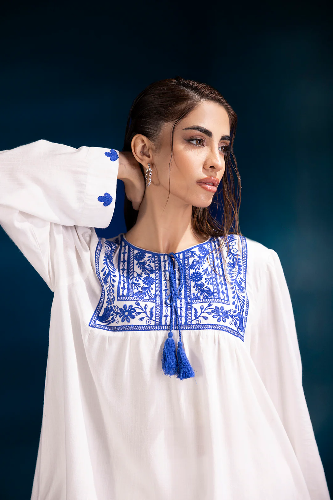 Embroidered Co-Ord Set - 0077 - Image 4