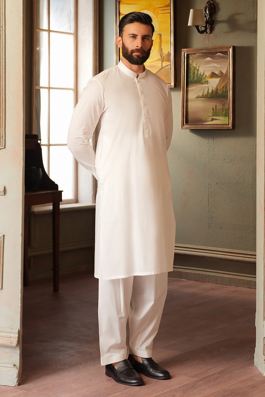 Comfort-Cotton Shalwar Kameez - 2617 - Image 5