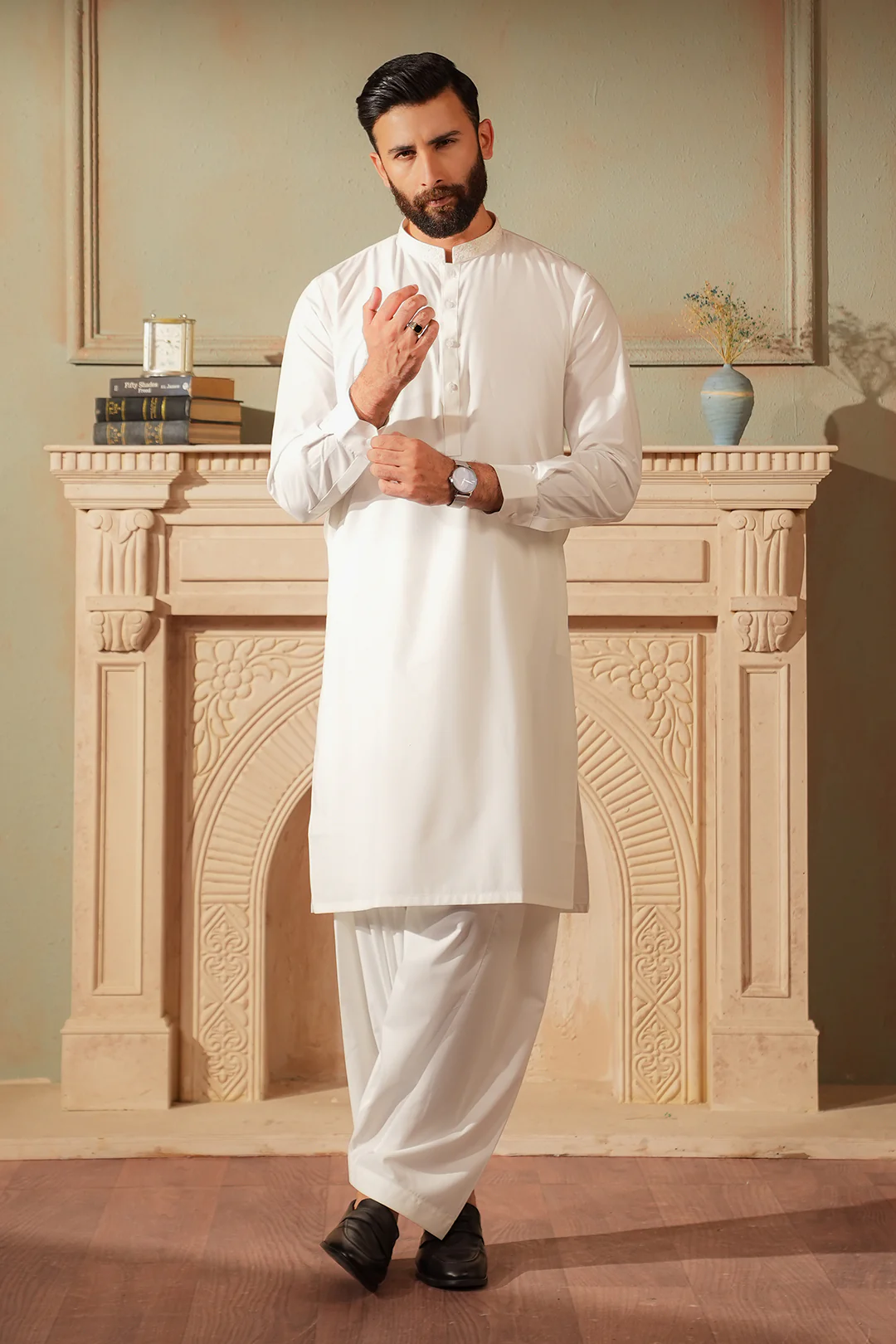 Comfort-Cotton Shalwar Kameez - 2627 - Image 4