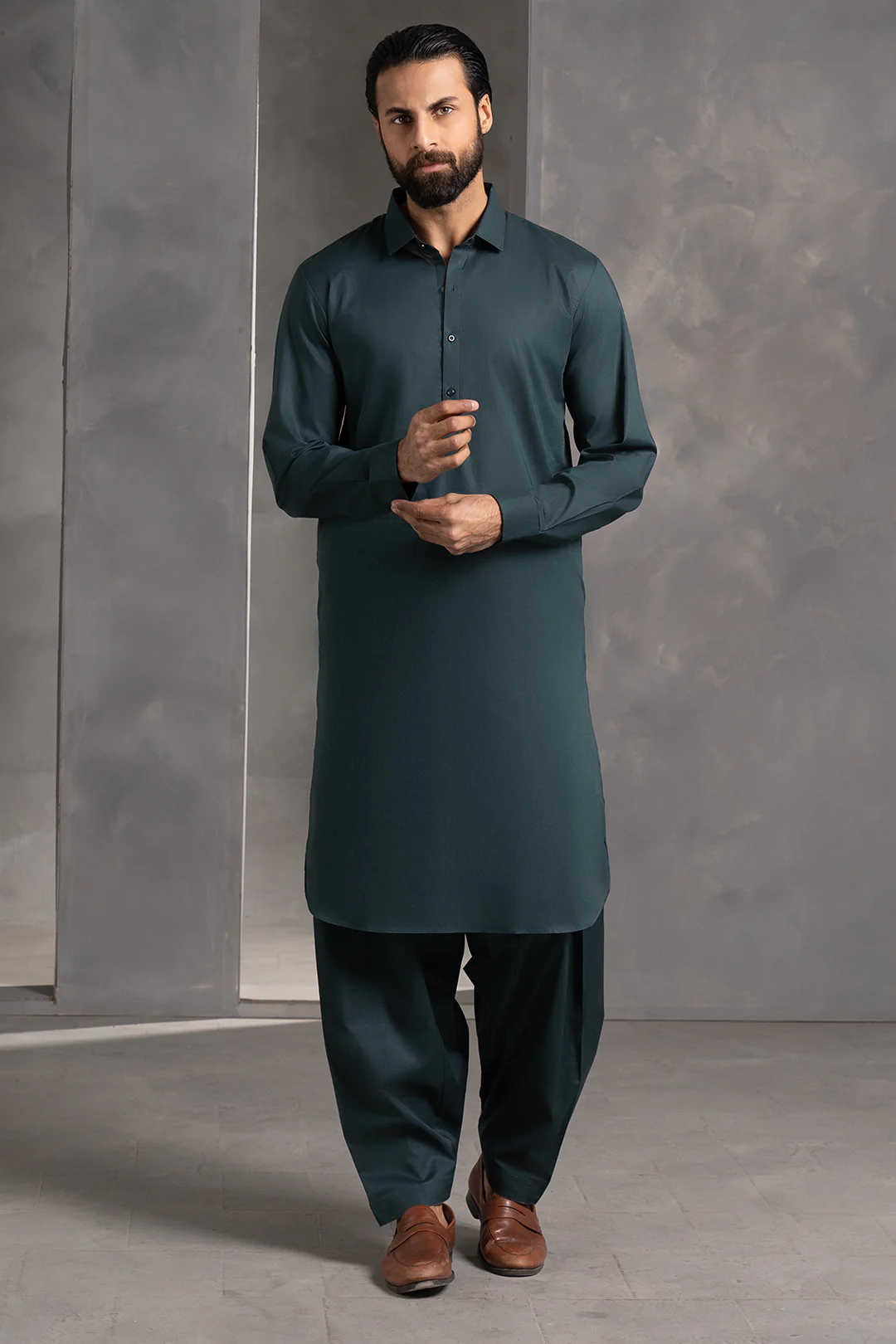 Comfort-Cotton Shalwar Kameez - 3014 - Image 3