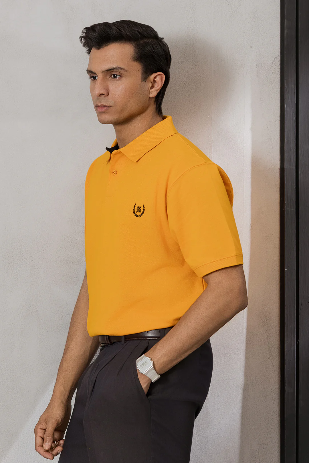 Contrast Placket Polo - 6004 - Image 5