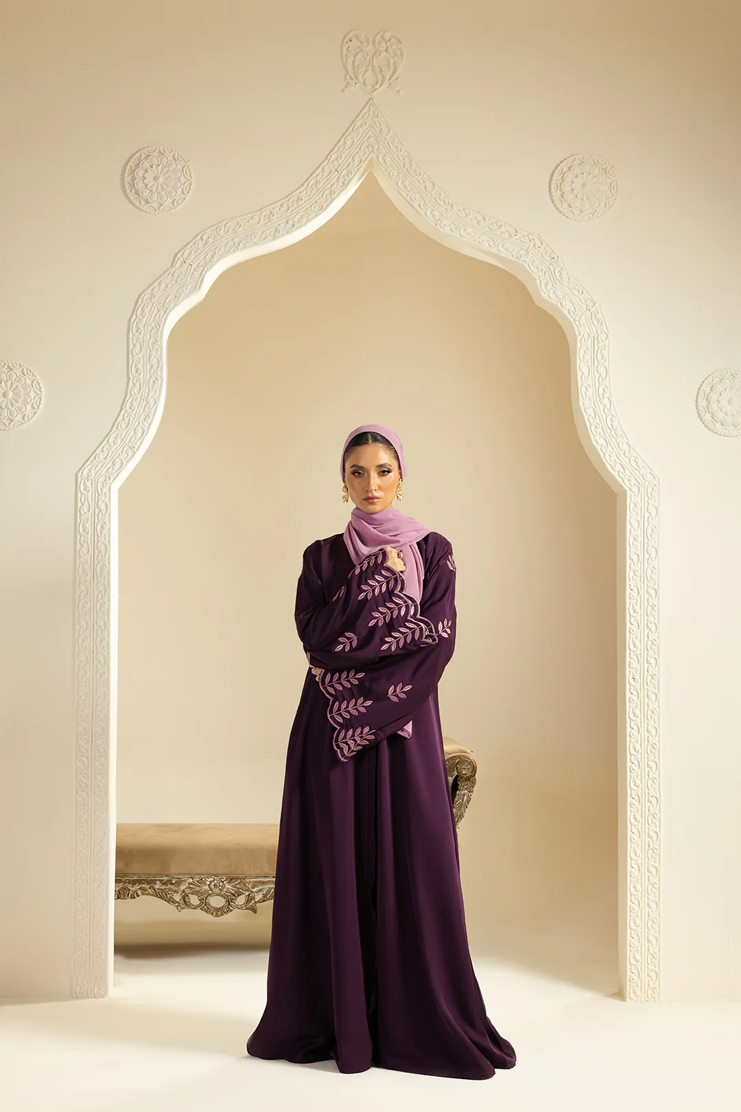 Double Upper Abaya - 5020 - Image 13
