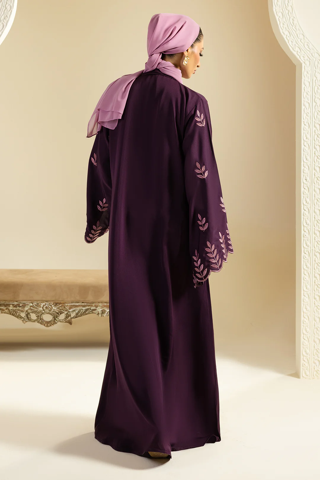 Double Upper Abaya - 5020 - Image 14