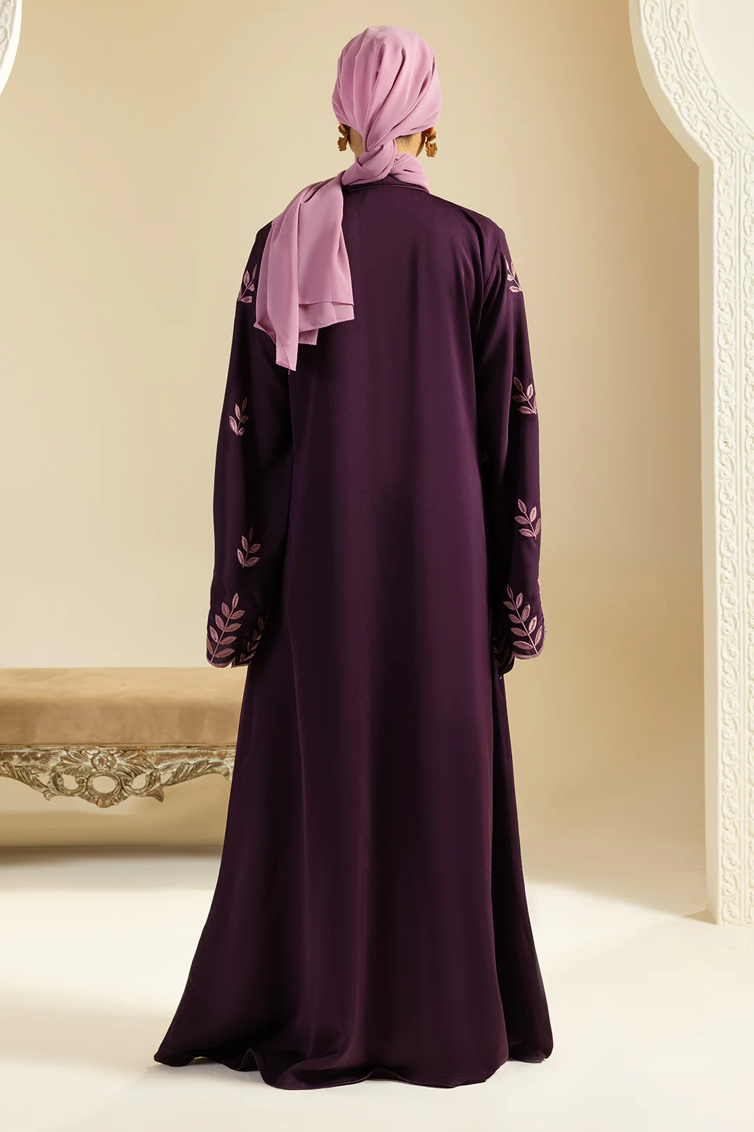 Double Upper Abaya - 5020 - Image 15