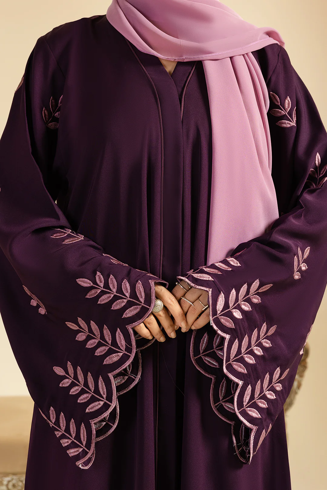 Double Upper Abaya - 5020 - Image 5