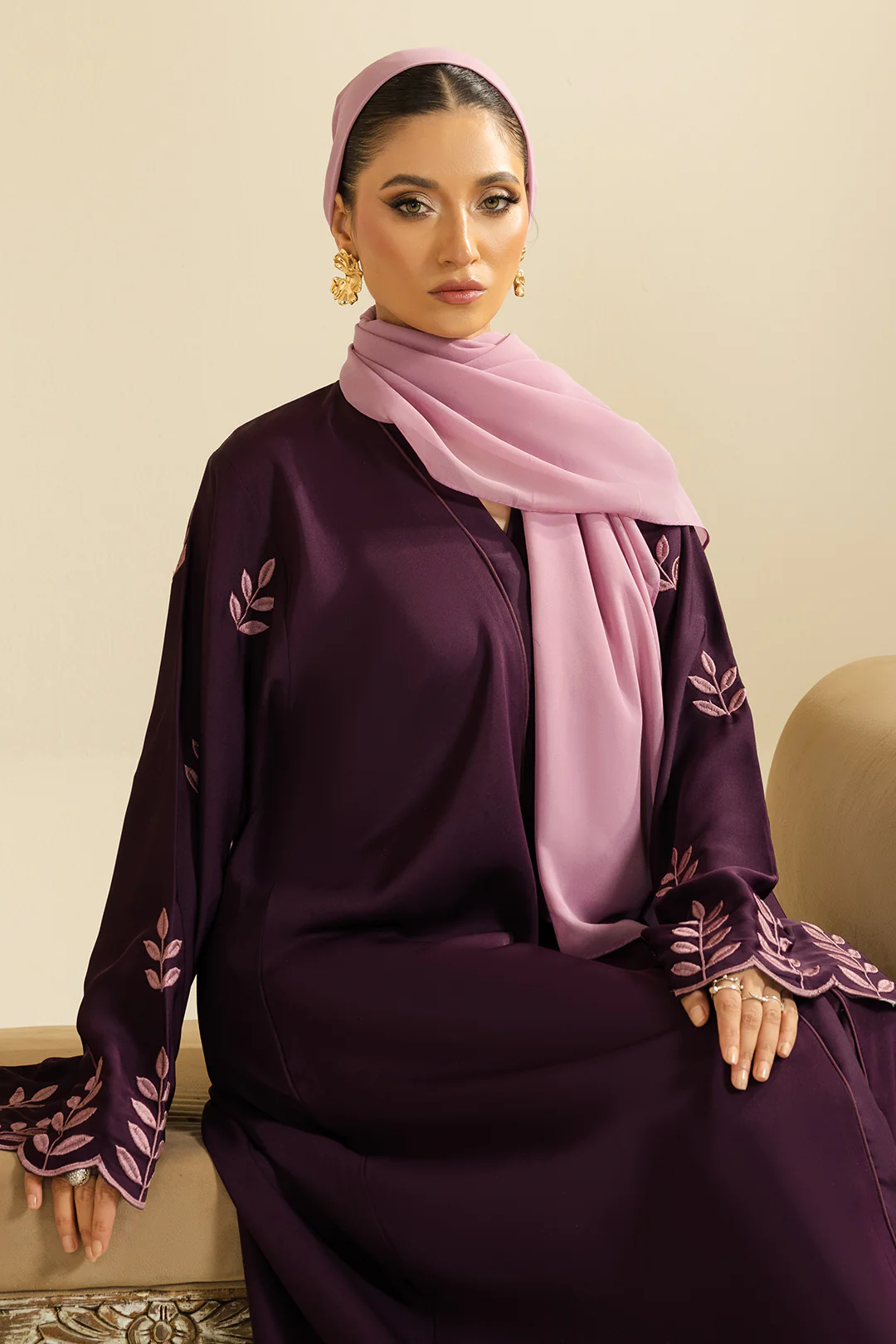 Double Upper Abaya - 5020 - Image 6