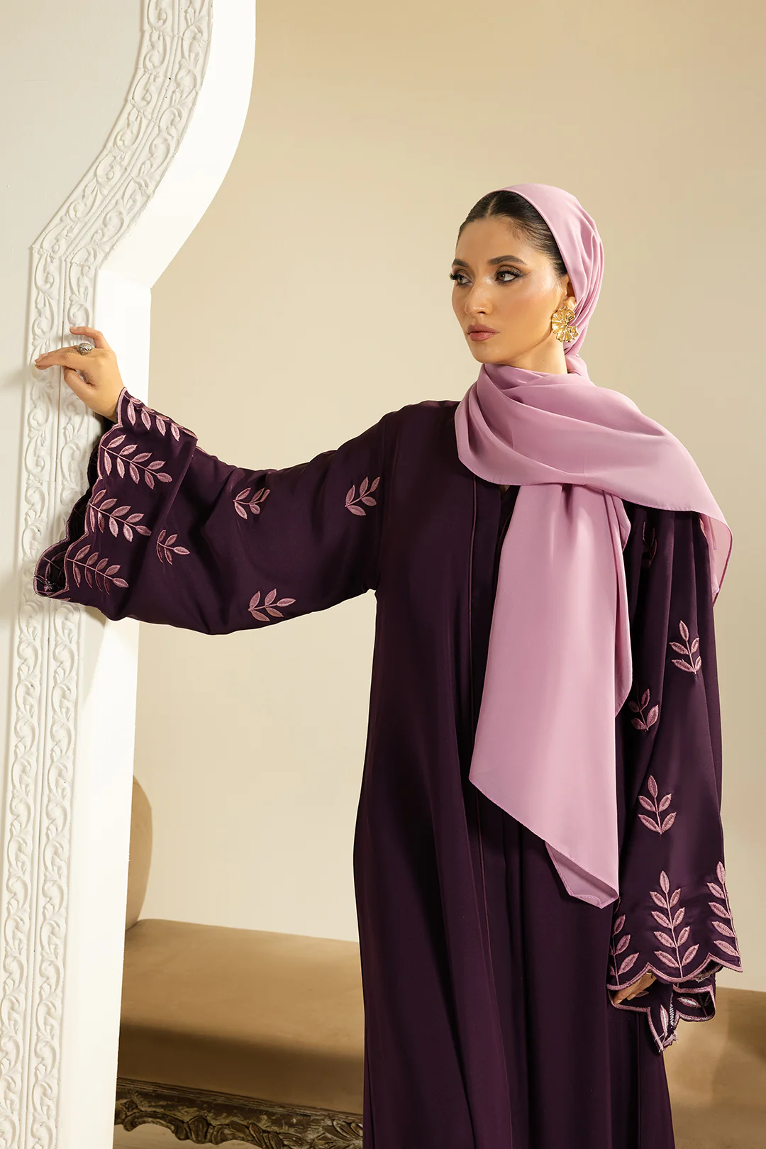 Double Upper Abaya - 5020 - Image 7