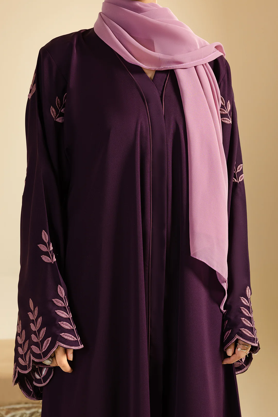 Double Upper Abaya - 5020 - Image 8