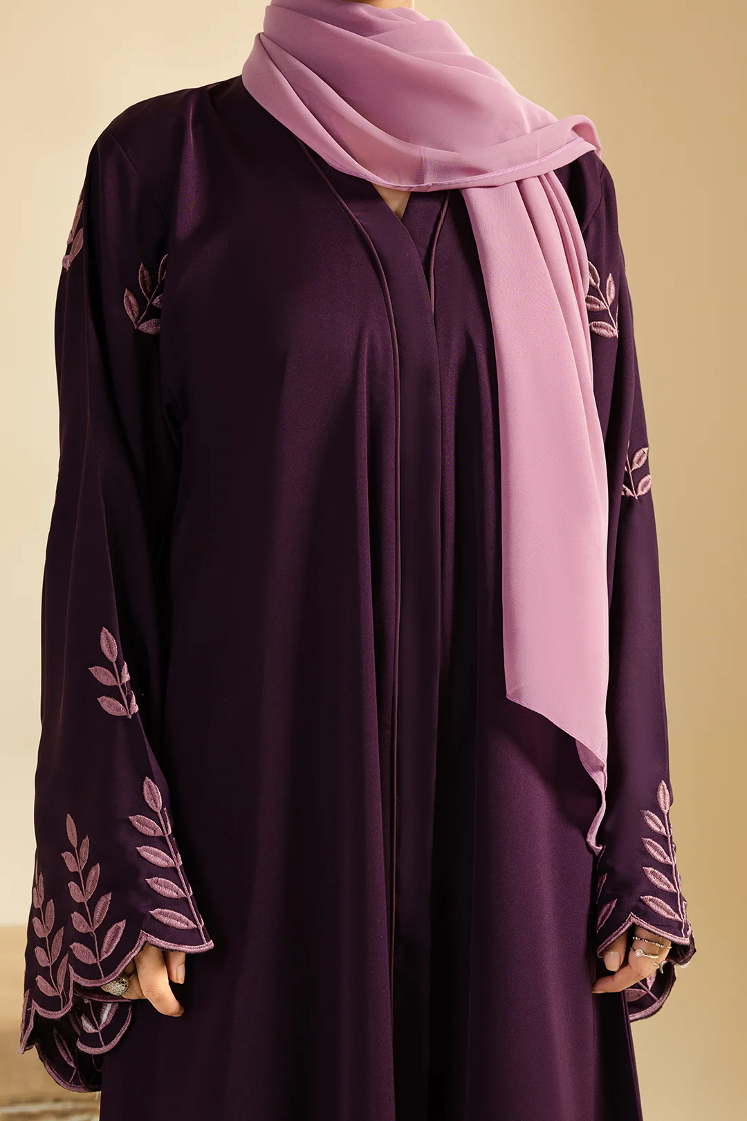 Double Upper Abaya - 5020 - Image 9