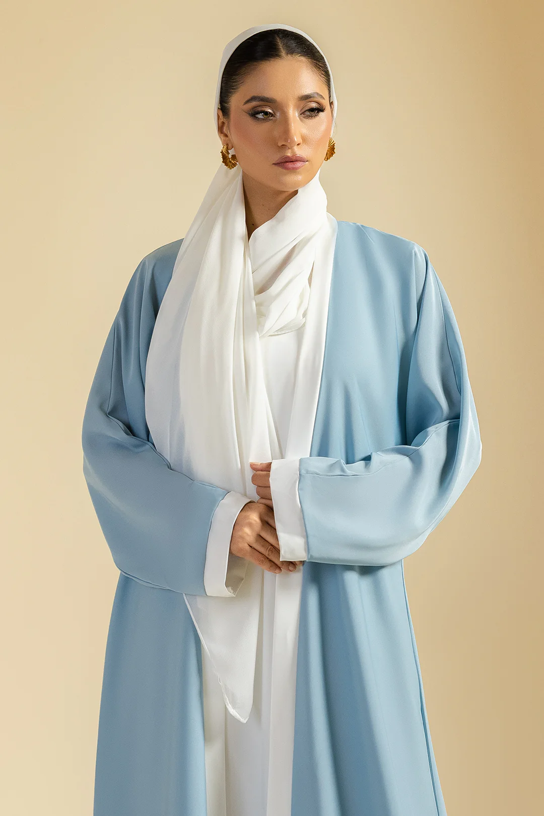 Double Upper Abaya - 5021 - Image 2