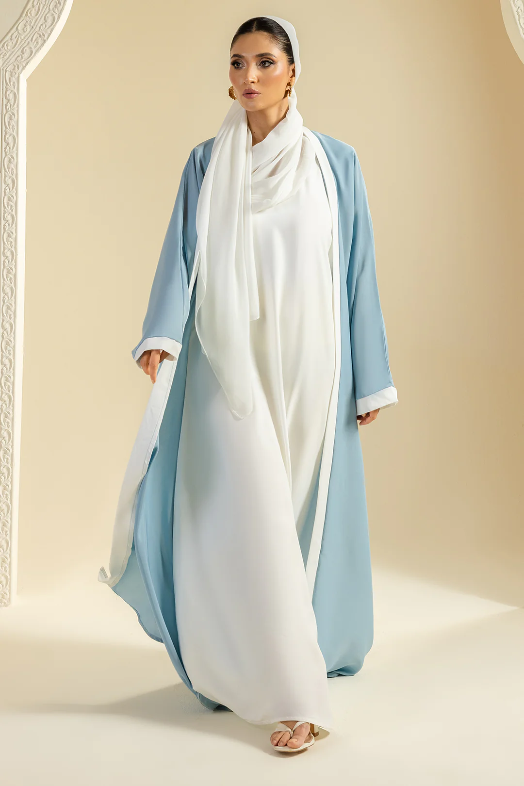 Double Upper Abaya - 5021 - Image 3