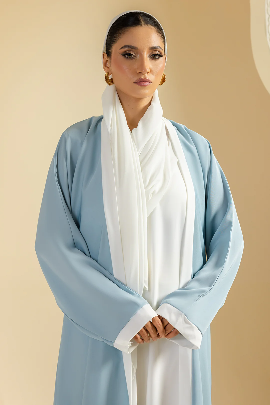 Double Upper Abaya - 5021 - Image 4