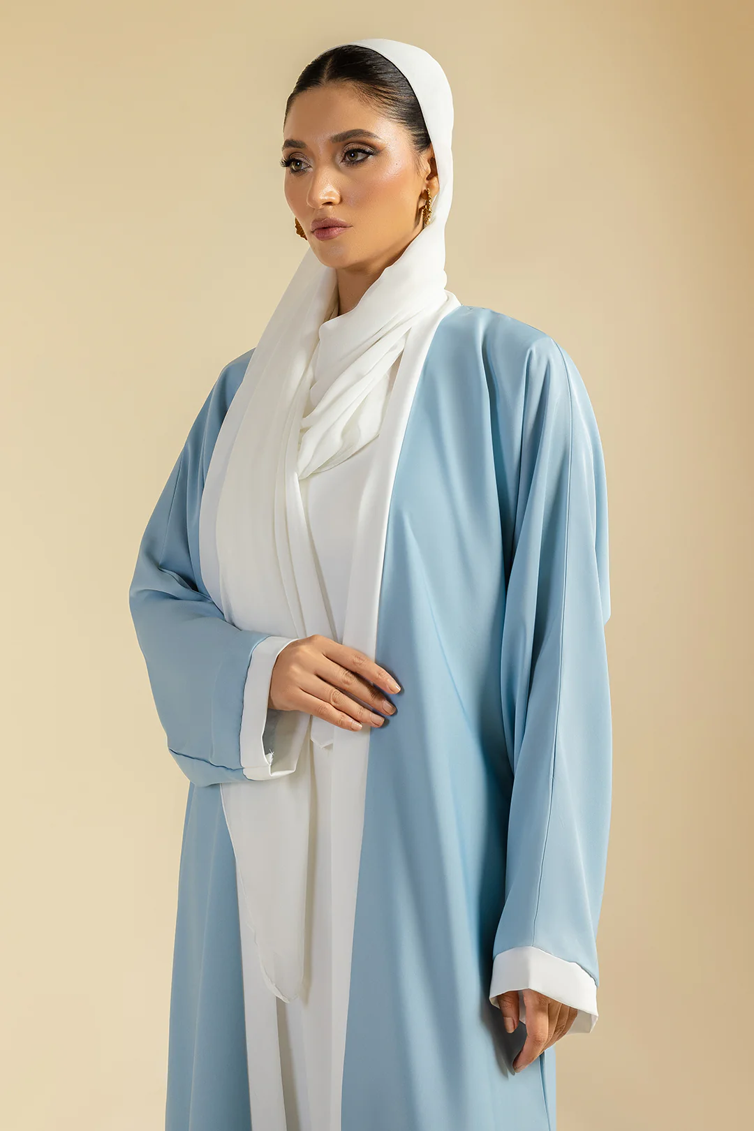 Double Upper Abaya - 5021 - Image 5