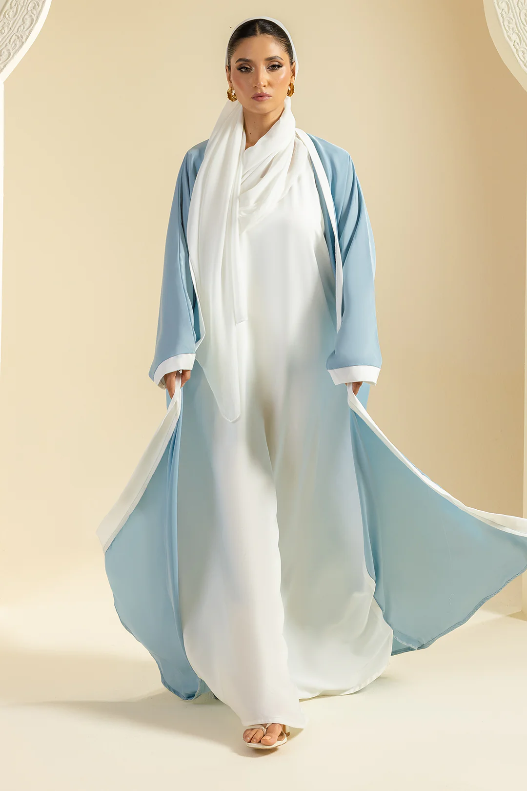 Double Upper Abaya - 5021 - Image 6