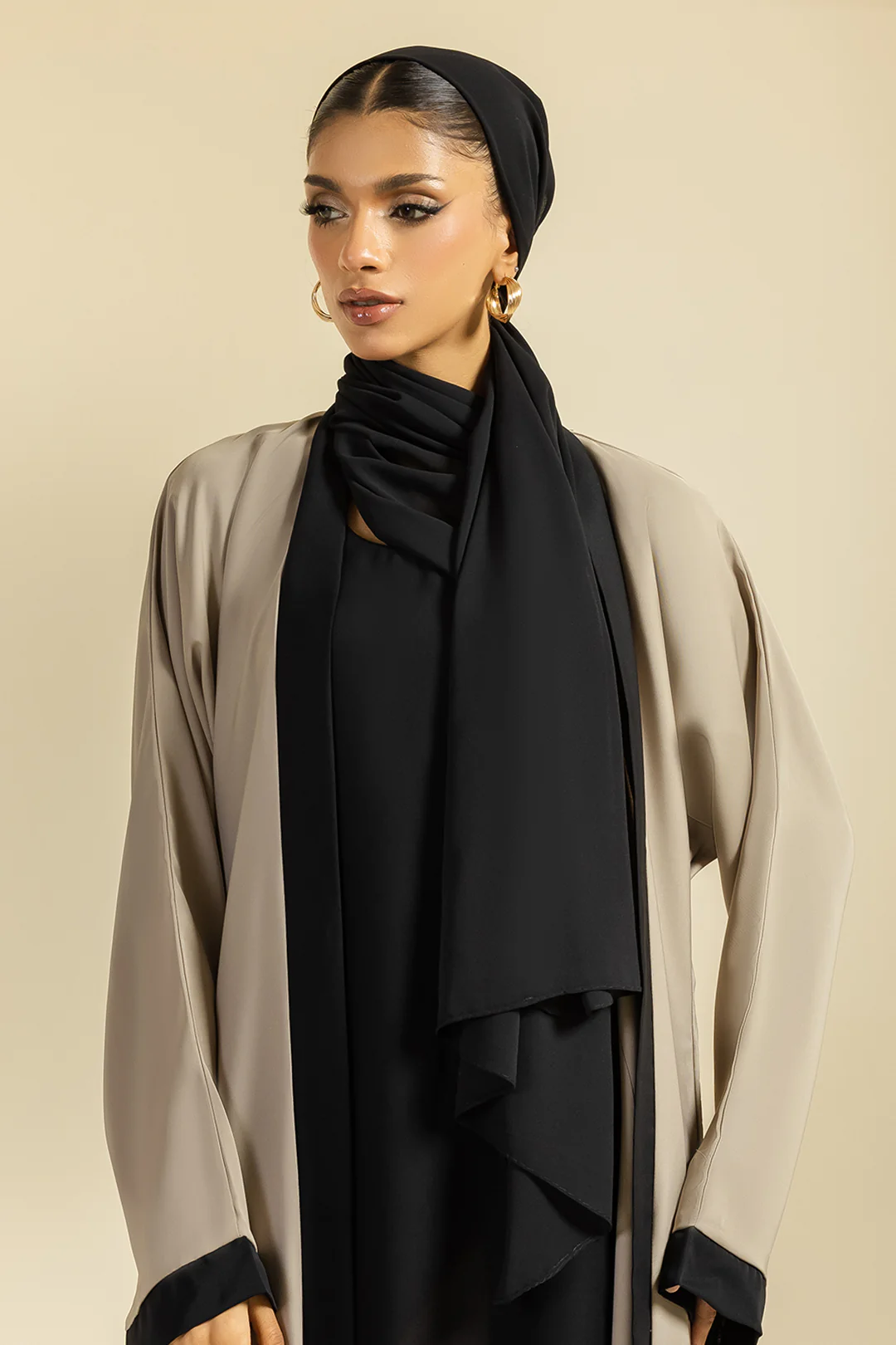 Double Upper Abaya - 5024 - Image 2