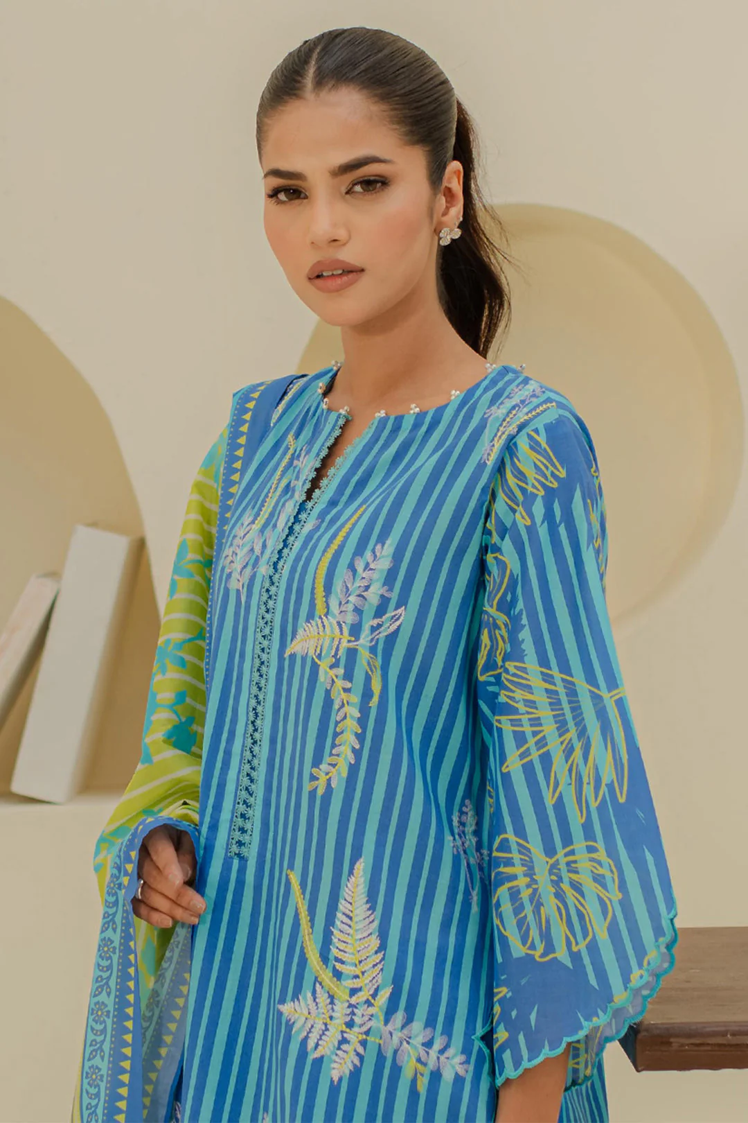Embroidered Shirt Shalwar Dupatta - 1251