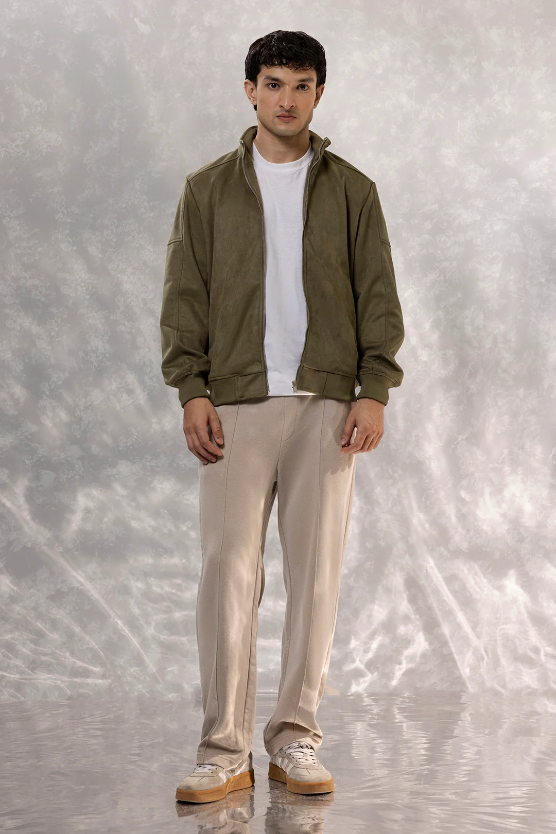 Faux Suede Jackets - 5006