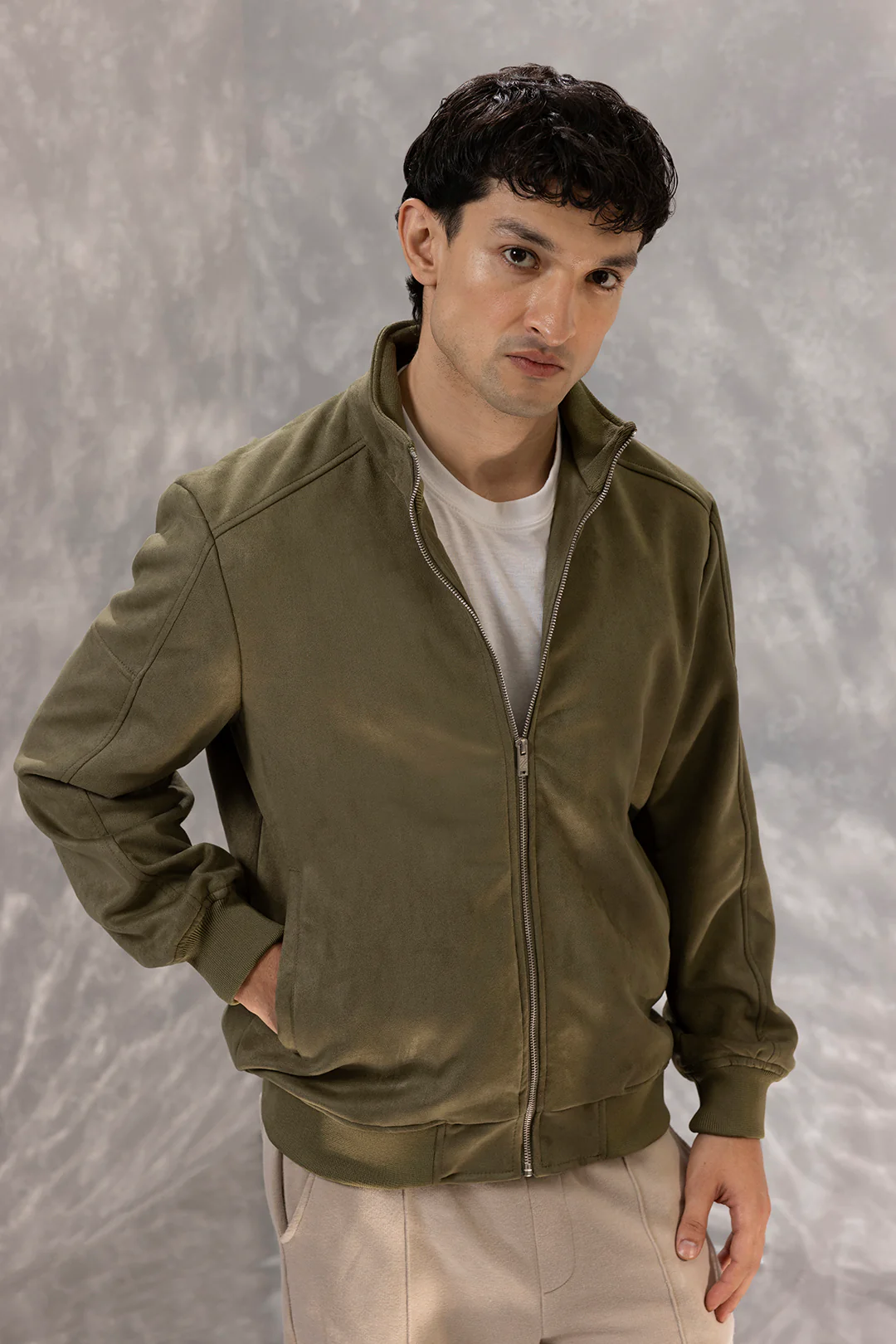 Faux Suede Jackets - 5006 - Image 2