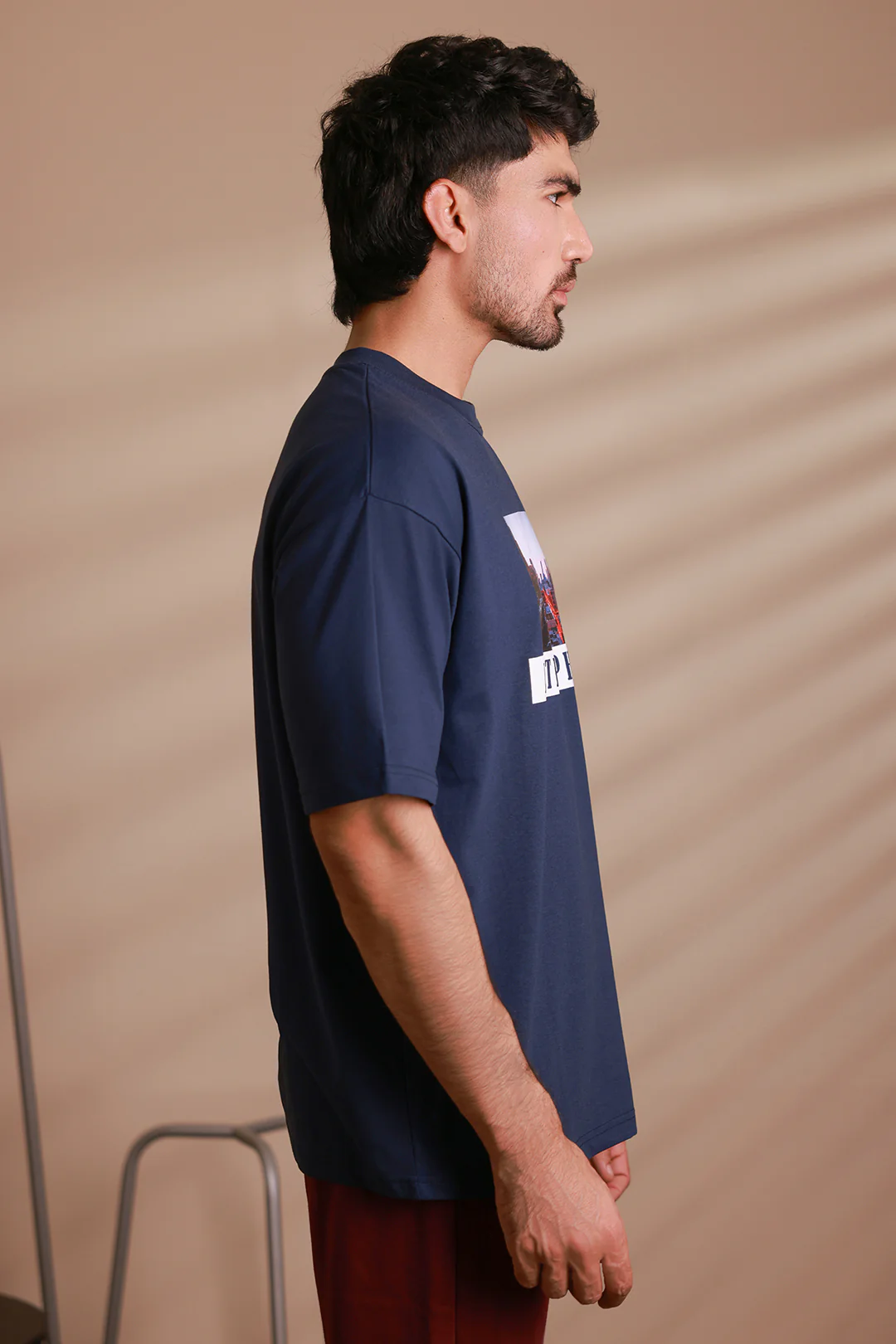 Oversized Graphic T-Shirt - D008 - Image 5