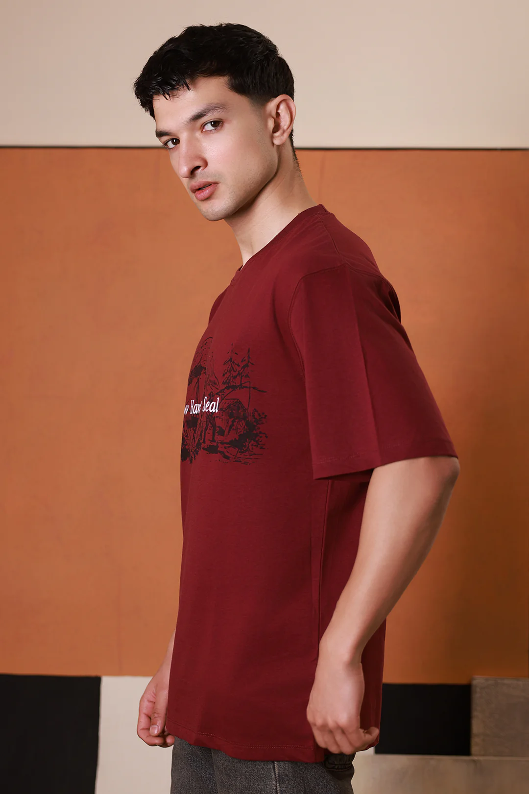 Relax Graphic T-Shirt - X055 - Image 3