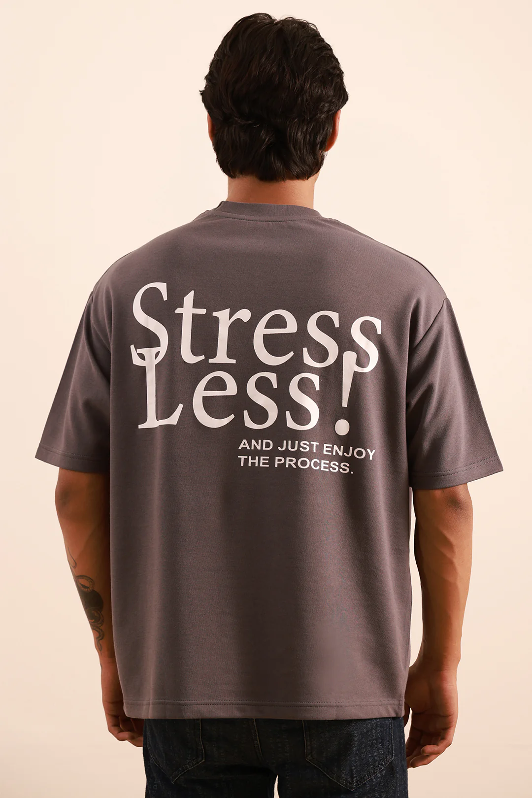 Oversized Graphic T-Shirt - 4014 - Image 3