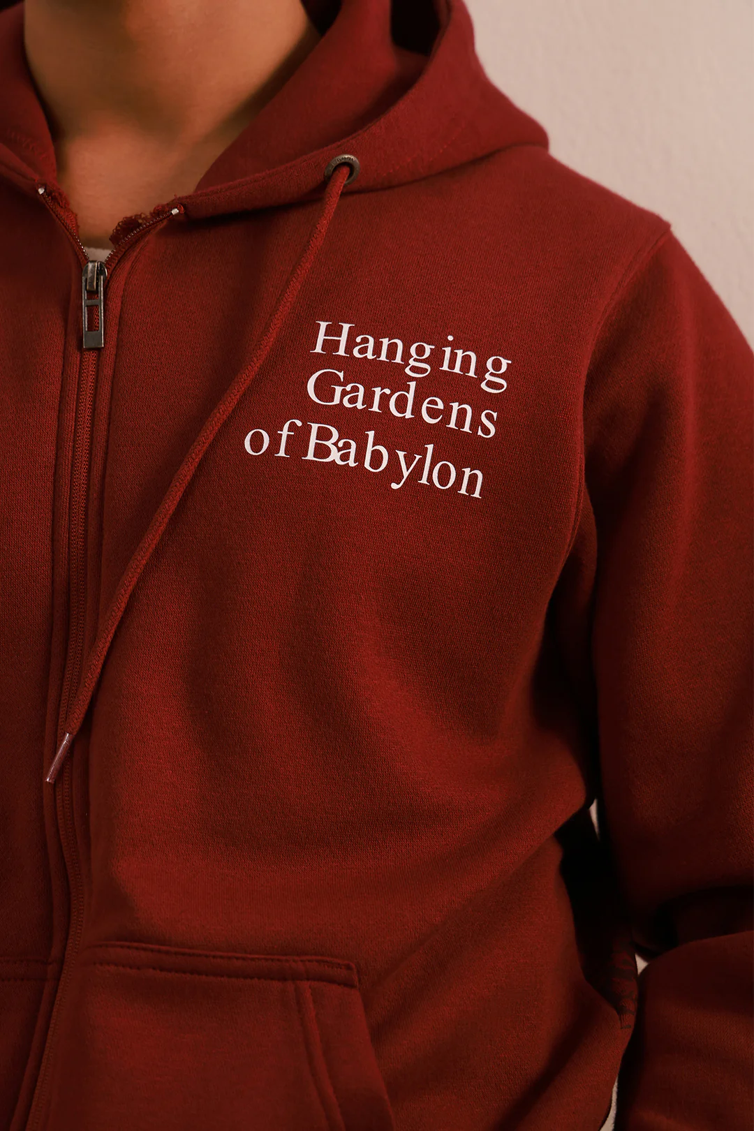 Graphic Zipper Hoodie - 5007 - Image 8