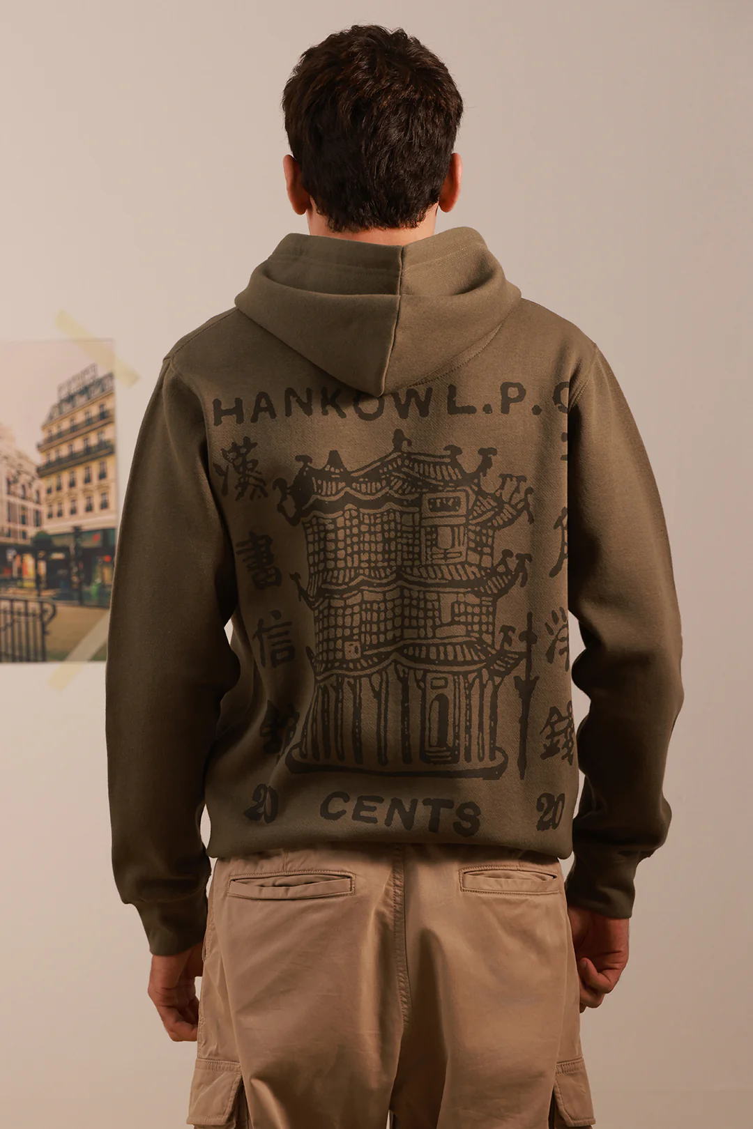 Graphic Zipper Hoodie - 5010 - Image 8