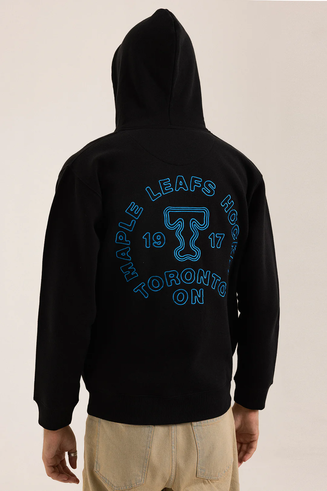 Graphic Zipper Hoodie - 5014 - Image 4
