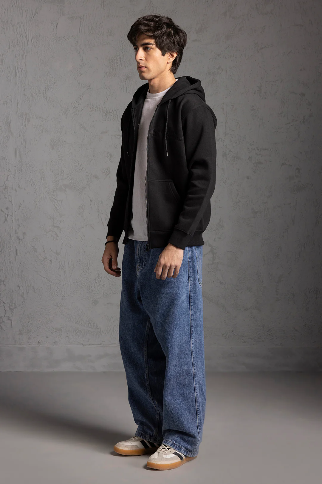 Graphic Zipper Hoodie - 5015 - Image 12