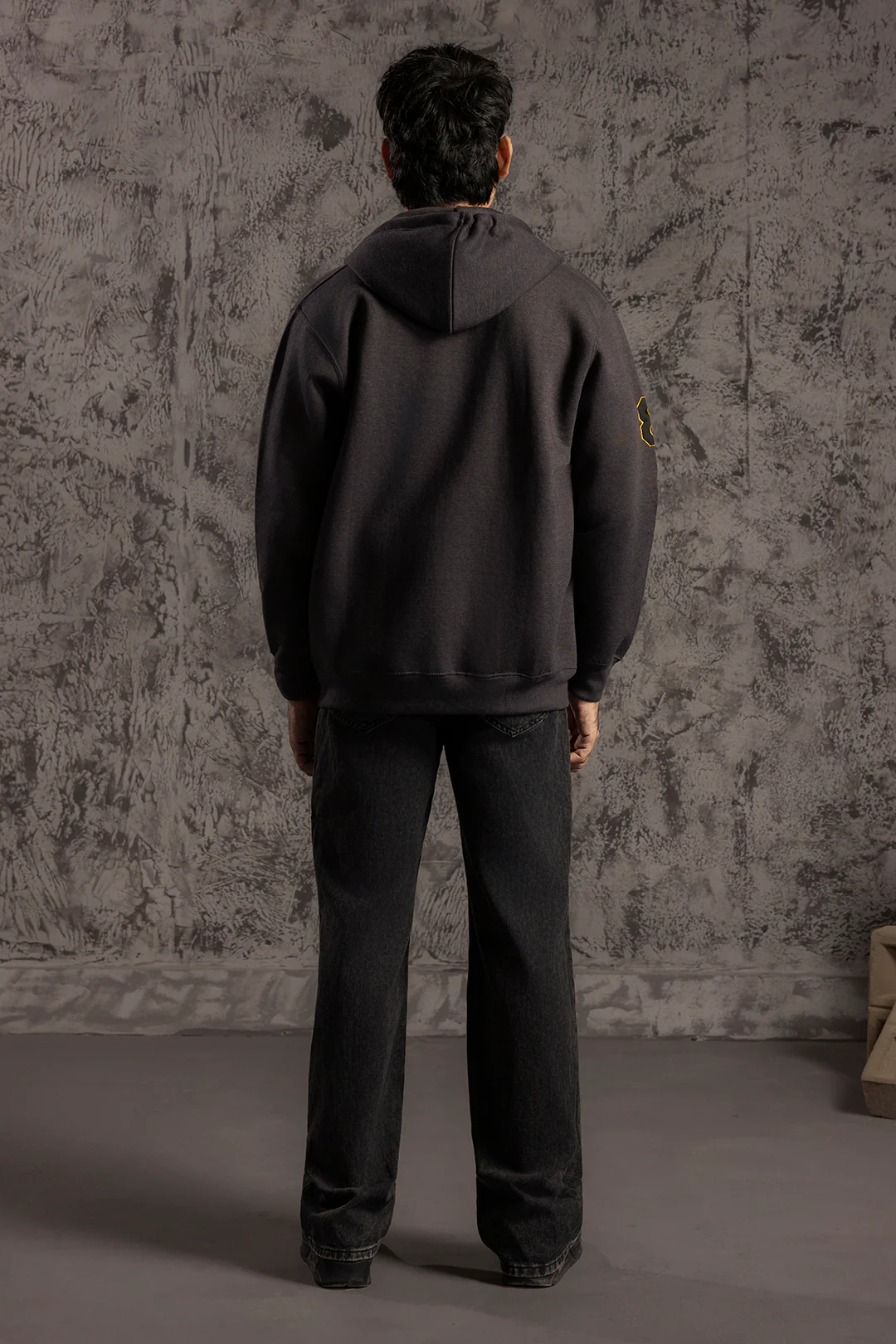 Graphic Zipper Hoodie - 5022 - Image 9