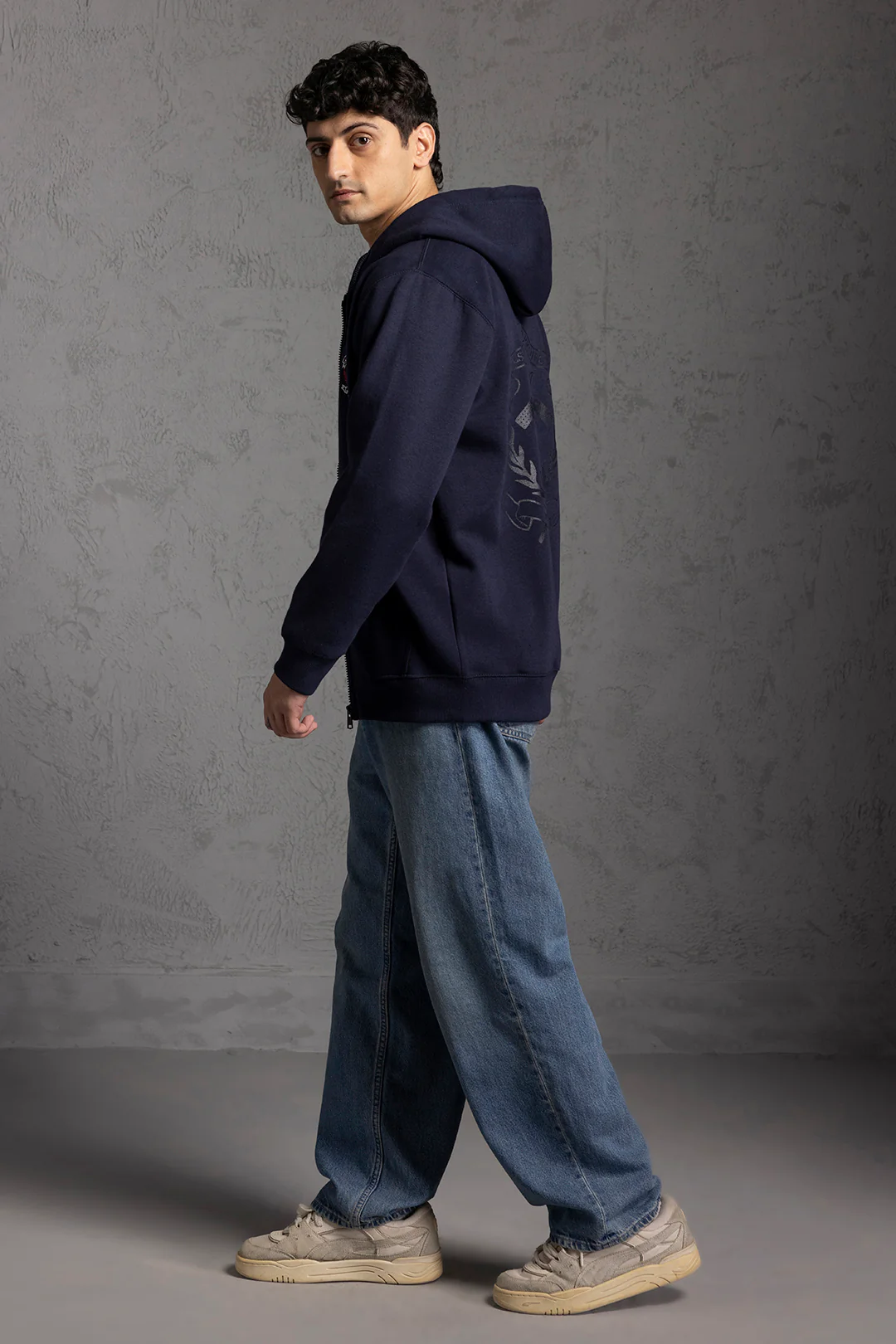 Graphic Zipper Hoodies - 5016 - Image 9
