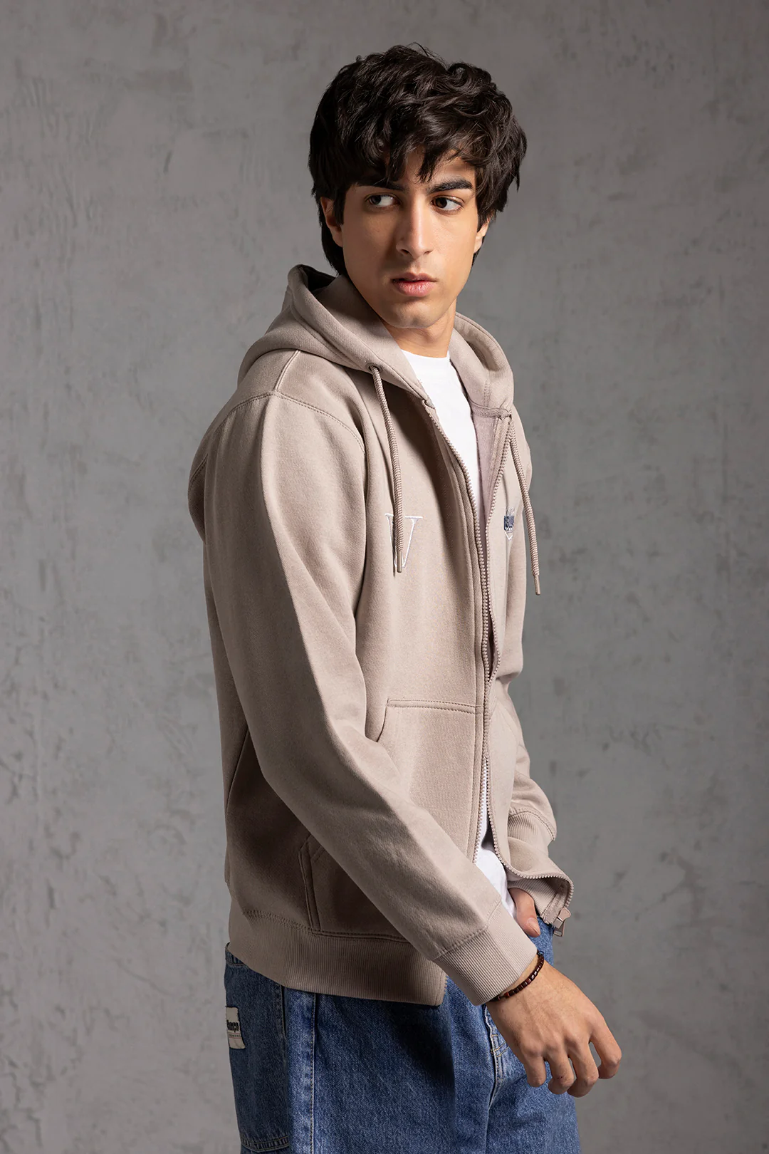 Graphic Zipper Hoodies - 5020 - Image 10