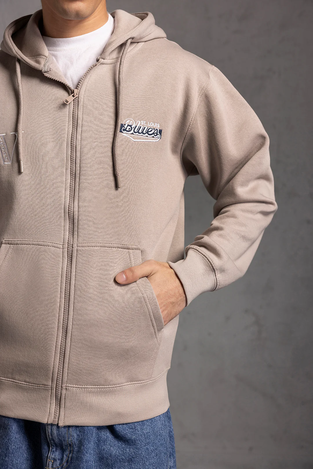 Graphic Zipper Hoodies - 5020 - Image 5