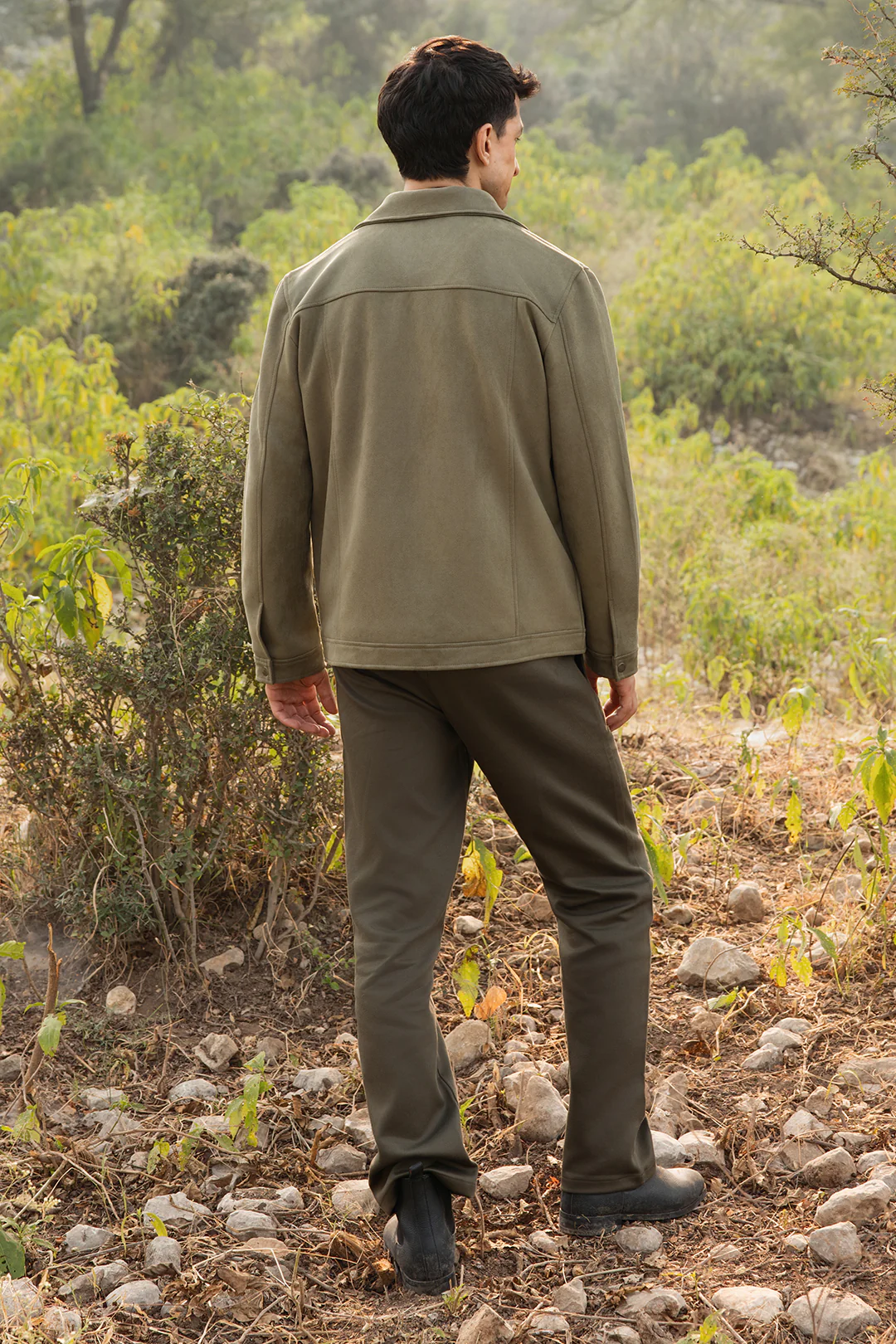 Faux Suede Jacket - 5007 - Image 12