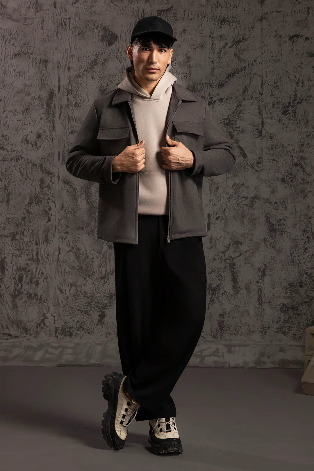 Faux Suede Jacket - 5008