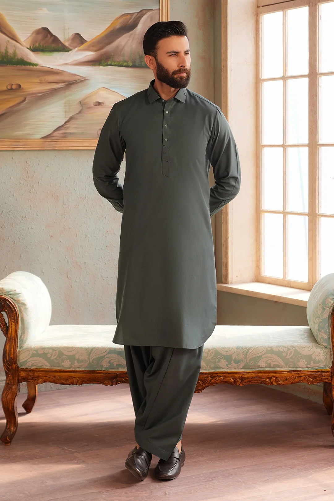 Jade Shalwar Kameez - 0140 - Image 3