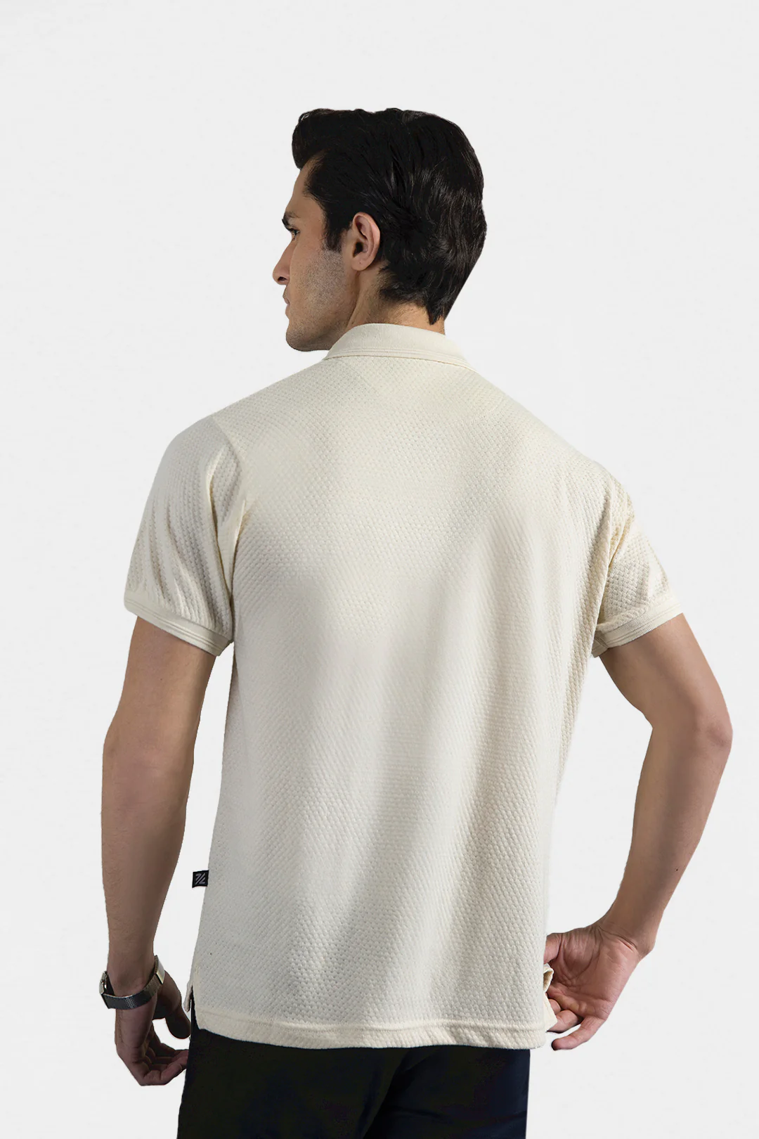 Textured Johnny Collar Polo - 5004 - Image 11