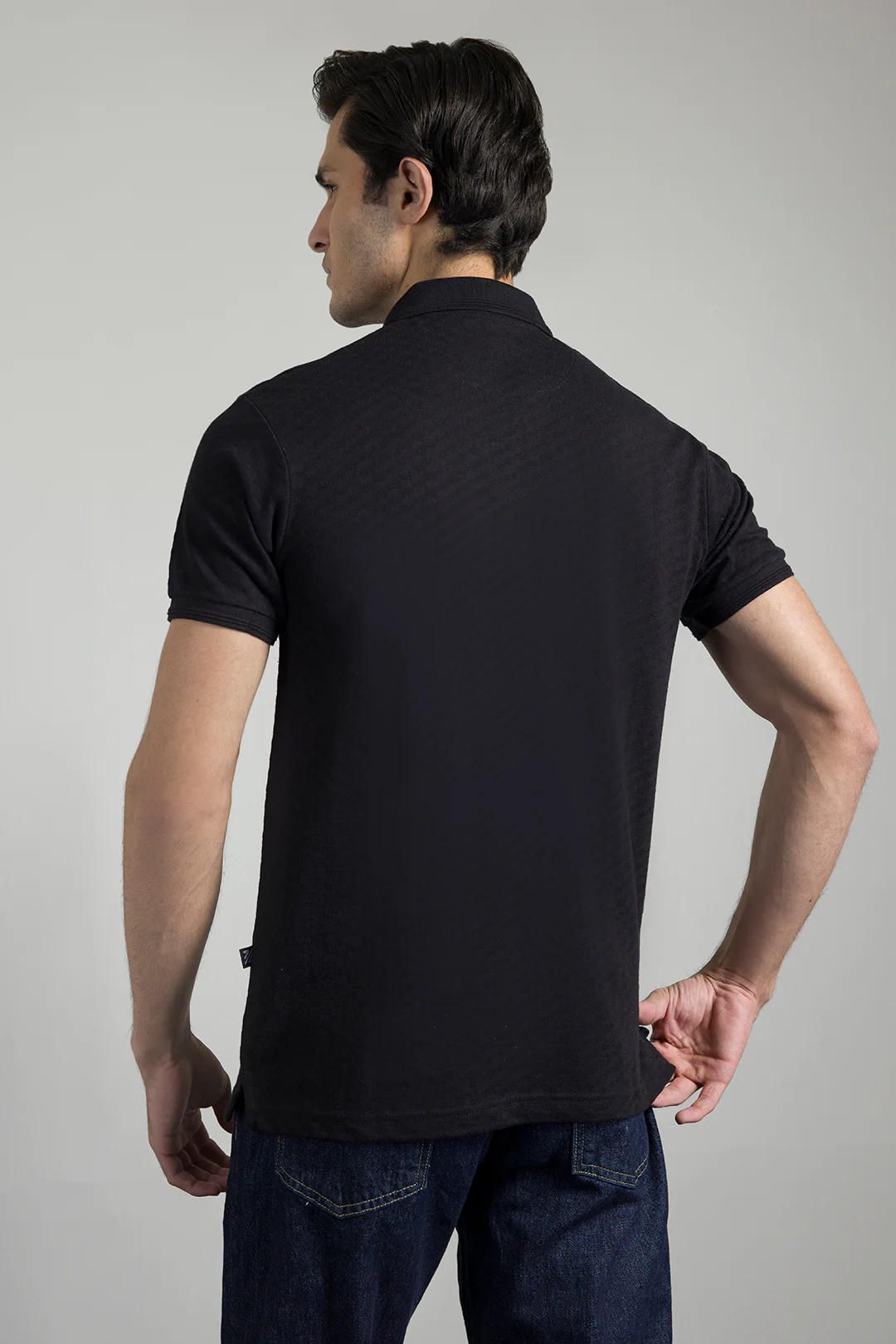 Textured Johnny Collar Polo - 5005 - Image 10