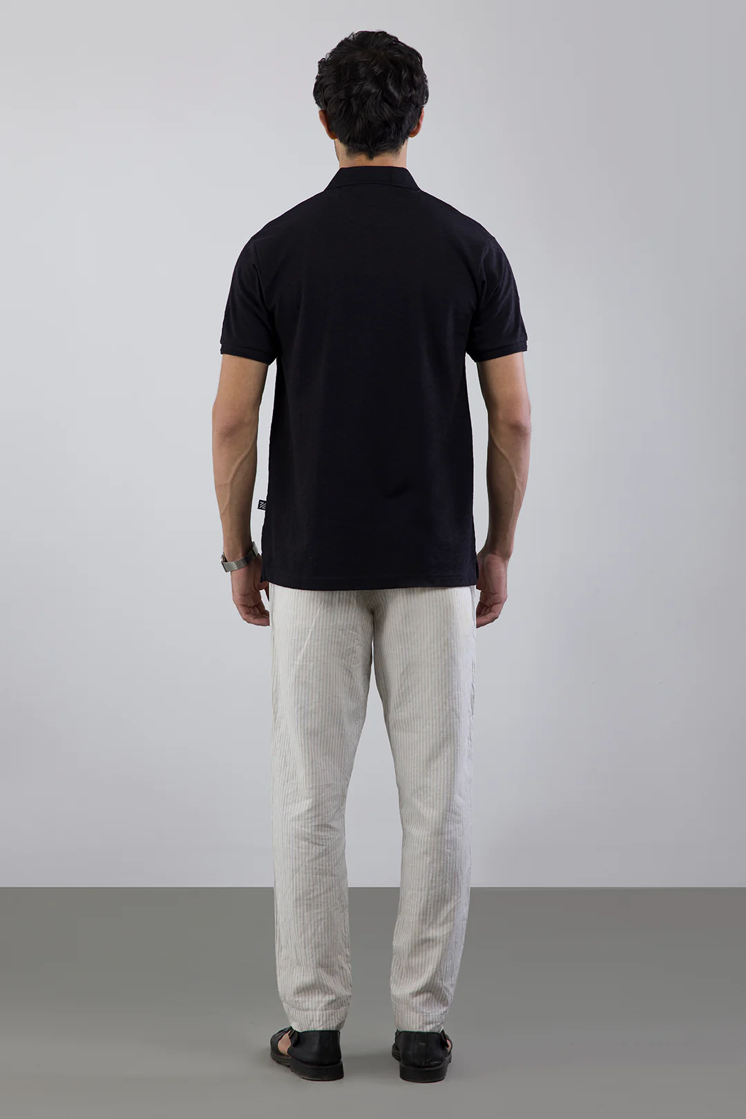Textured Johnny Collar Polo - 5005 - Image 17