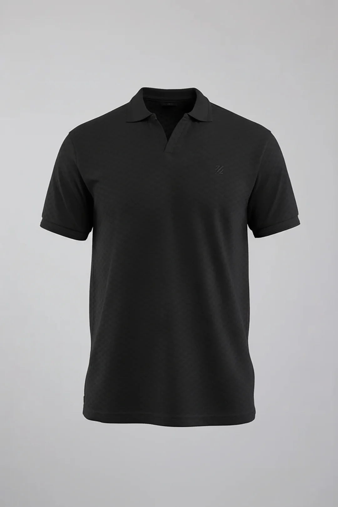 Textured Johnny Collar Polo - 5005 - Image 18