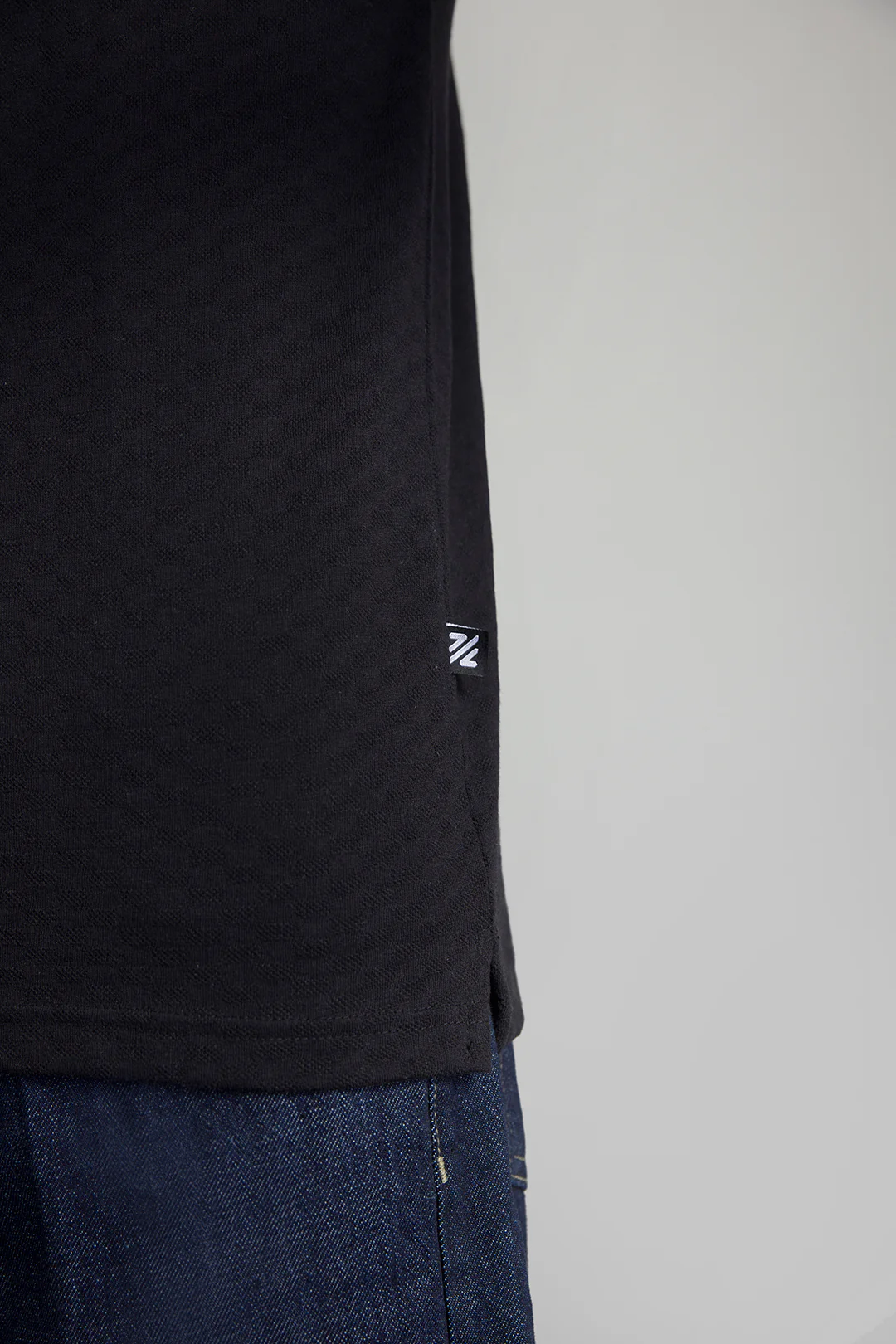 Textured Johnny Collar Polo - 5005 - Image 9