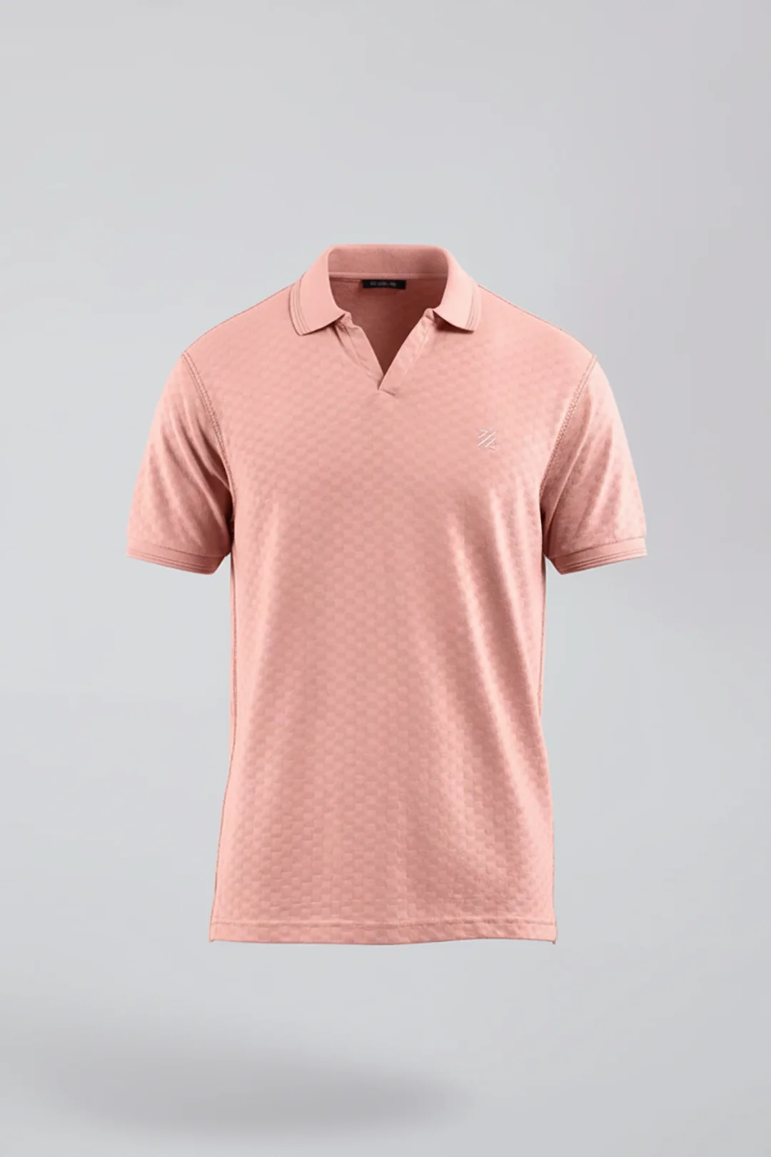 Textured Johnny Collar Polo - 5005 - Image 12