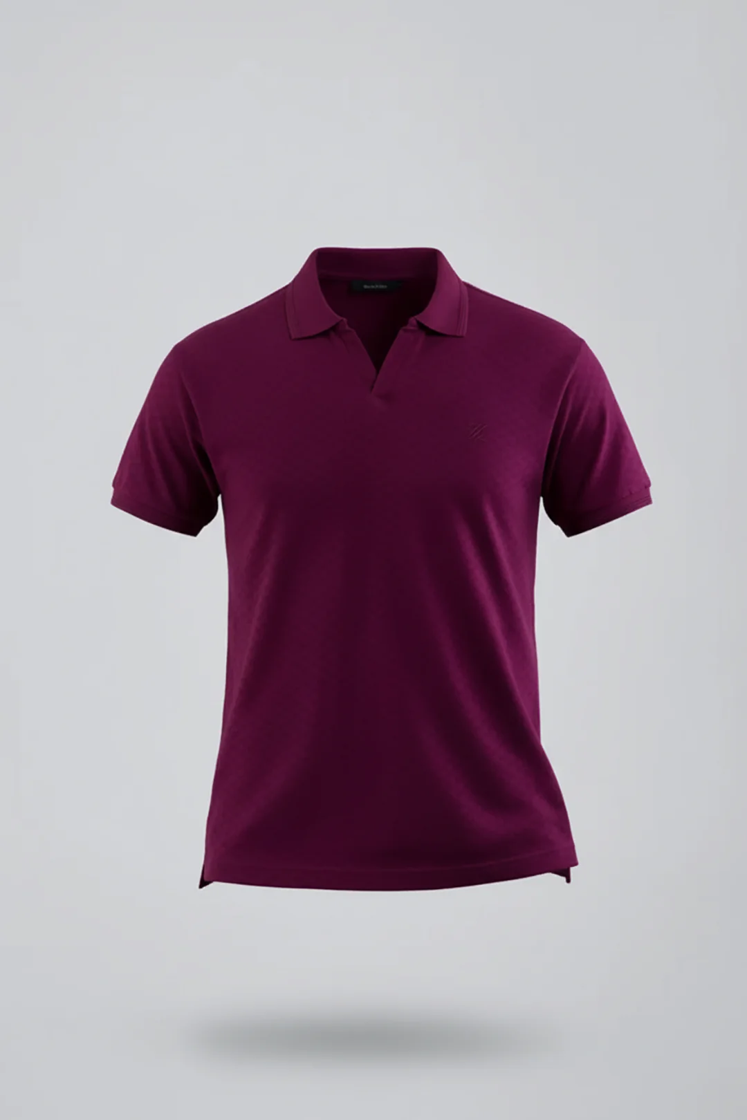 Textured Johnny Collar Polo - 5005 - Image 14