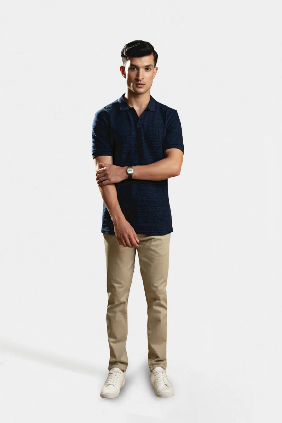 Textured Polo - 5002