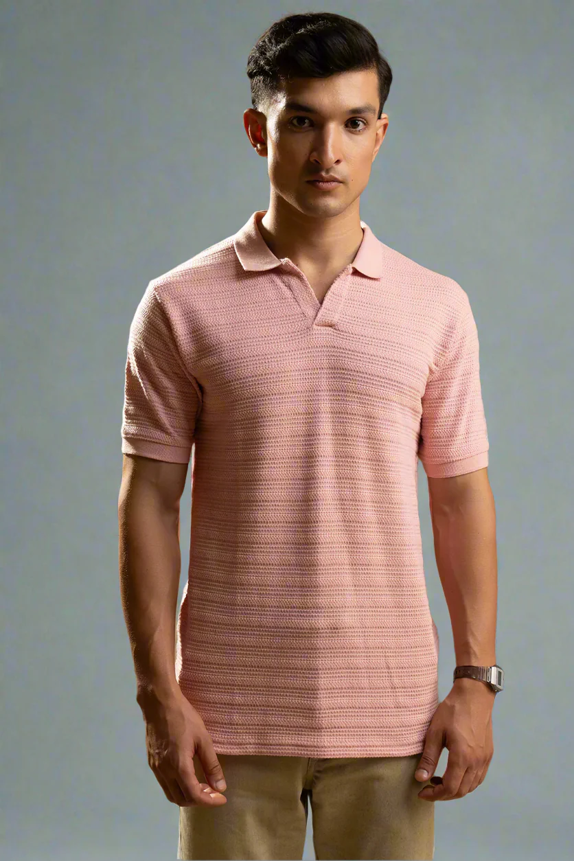 Textured Polo - 5004 - Image 3